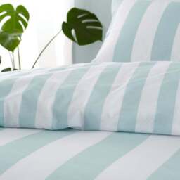 Catherine Lansfield Cove Stripe Duvet Cover and Pillowcase Set - thumbnail 4