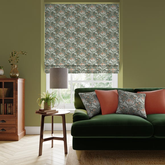 William Morris At Home Artichoke Velvet Made to Measure Roman Blind - image 1