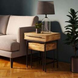 Bryant Nest of Side Tables with Drawers - thumbnail 2
