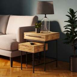 Bryant Nest of Side Tables with Drawers - thumbnail 1