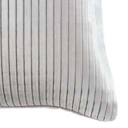 5A Fifth Avenue Grey Velvet Pleat Cushion - thumbnail 2