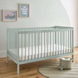 CuddleCo Nola Cot Bed, Painted Pine - thumbnail 1
