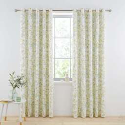 Evie Lemons 100% Cotton Eyelet Blackout Curtains - thumbnail 2