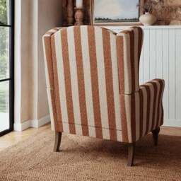Charnwood Striped Boucle Occasional Armchair - thumbnail 2