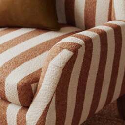 Charnwood Striped Boucle Occasional Armchair - thumbnail 3