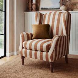 Charnwood Striped Boucle Occasional Armchair - thumbnail 1