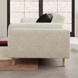 Newton Chunky Tonal Weave 4 Seater Sofa - thumbnail 2