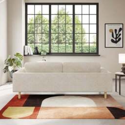 Newton Chunky Tonal Weave 4 Seater Sofa - thumbnail 3