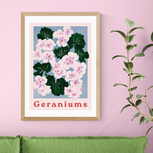 East End Prints Geraniums Print - image 1