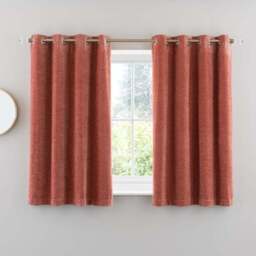 Vintage Chenille Eyelet Curtains - thumbnail 5
