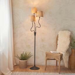 Vogue Priya Boho 3 Light Floor Lamp - thumbnail 1