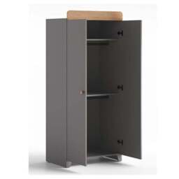 Little Acorns Classic Oak Effect 3 Drawer Chest and Wardrobe Nursery Set - thumbnail 5