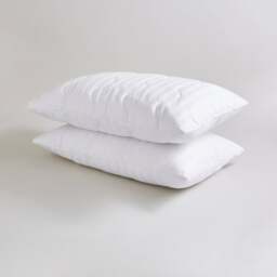 Hotel Pack of 2 Luxury Cotton Pillow Protectors - thumbnail 1