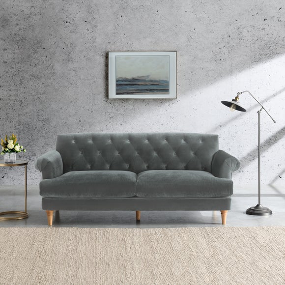Jazz Velvet 3 Seater Sofa - image 1