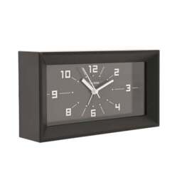 Hometime Rectangle Analogue Alarm Clock - thumbnail 2