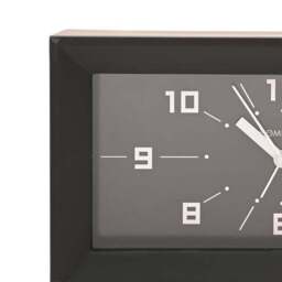 Hometime Rectangle Analogue Alarm Clock - thumbnail 3