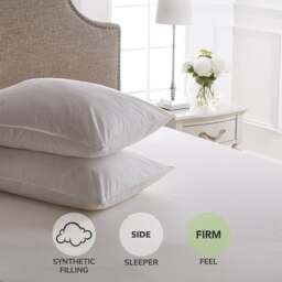 Dorma Pack of 2 Full Forever Anti-Allergy Side Sleeper Pillows - thumbnail 1