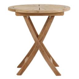Teak Sundial Top Folding Bistro Table - thumbnail 4