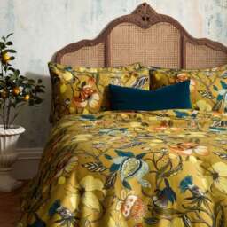 EW by Edinburgh Weavers Morton Floral 100% Cotton Sateen Duvet Cover & Pillowcase Set - thumbnail 1
