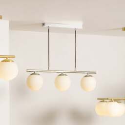 Asterope Metal 3 Light Diner Ceiling Light - thumbnail 1