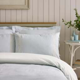 Dorma Bramcote Stripe 100% Cotton Standard Pillowcase Pair - thumbnail 1