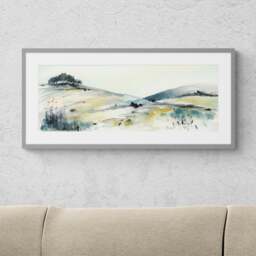 Hillside In Spring by Elizabeth Baldin Framed Print - thumbnail 1