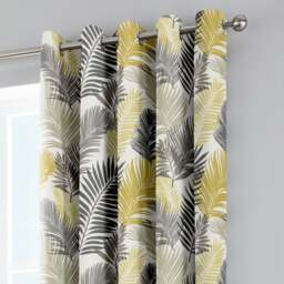 Fusion Tropical Eyelet Curtains - thumbnail 1