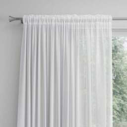 Sapphire Made to Measure Fire Retardant Voile Curtains - thumbnail 4