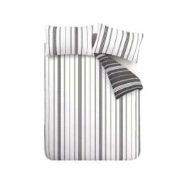 Catherine Lansfield Harbour Stripe Polycotton Duvet Cover & Pillowcase Set - thumbnail 6