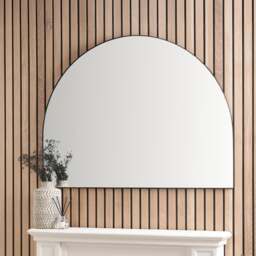 Wide Arched Overmantel Wall Mirror - thumbnail 1