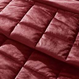 Catherine Lansfield Kingsley Matt Velvet Quilted Bedspread - thumbnail 2