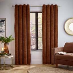 Lenon Thermal Eyelet Curtains - thumbnail 2