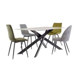 Camilla 6 Seater Dining Table, Sintered Stone - thumbnail 3