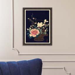 The Art Group Basket Of Flowers Framed Print - thumbnail 1