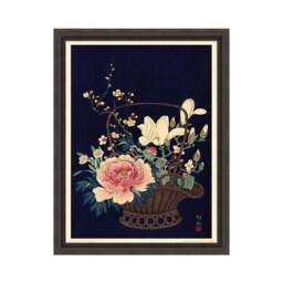 The Art Group Basket Of Flowers Framed Print - thumbnail 2