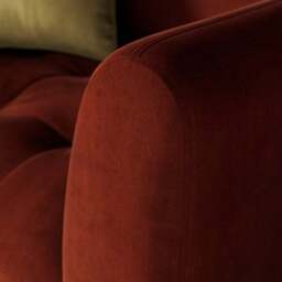 Max Velvet Swivel Chair - thumbnail 3
