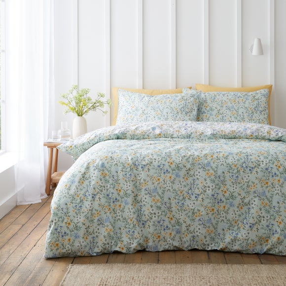 Bianca Ditsy Floral 100% Cotton Duvet Cover & Pillowcase Set - image 1