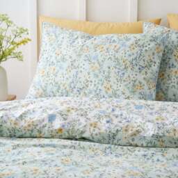 Bianca Ditsy Floral 100% Cotton Duvet Cover & Pillowcase Set - thumbnail 2