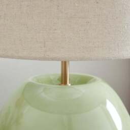 Pebble Milky Glass Table Lamp - thumbnail 3