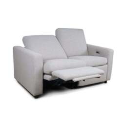 Zaria Boxy Basketweave Power Recliner 3 Seater Sofa - thumbnail 4