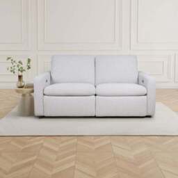 Zaria Boxy Basketweave Power Recliner 3 Seater Sofa - thumbnail 2