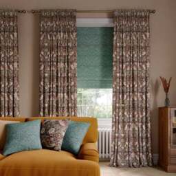 William Morris At Home Strawberry Thief 100% Cotton Made to Measure Curtains - thumbnail 2