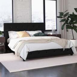 Dorel Home Dakota Upholstered Bed