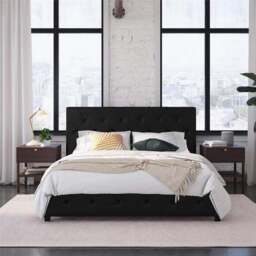 Dorel Home Dakota Upholstered Bed - thumbnail 2
