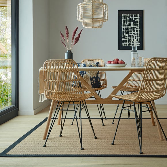 Herringbone Jute Border Rug - image 1
