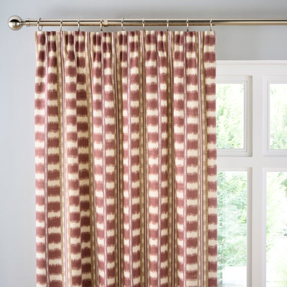 Avis Stripe Pencil Pleat Curtains - image 1