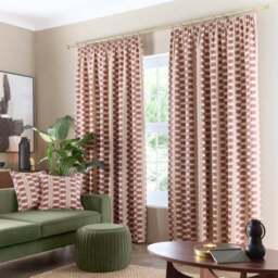Avis Stripe Pencil Pleat Curtains - thumbnail 3