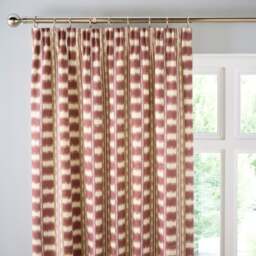 Avis Stripe Pencil Pleat Curtains - thumbnail 1