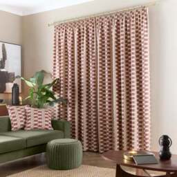 Avis Stripe Pencil Pleat Curtains - thumbnail 5
