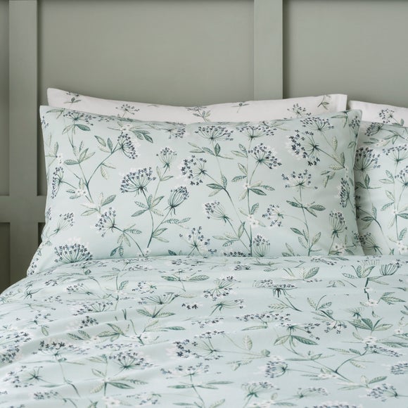 Cow Parsley Stems 100% Cotton Standard Pillowcase Pair - image 1